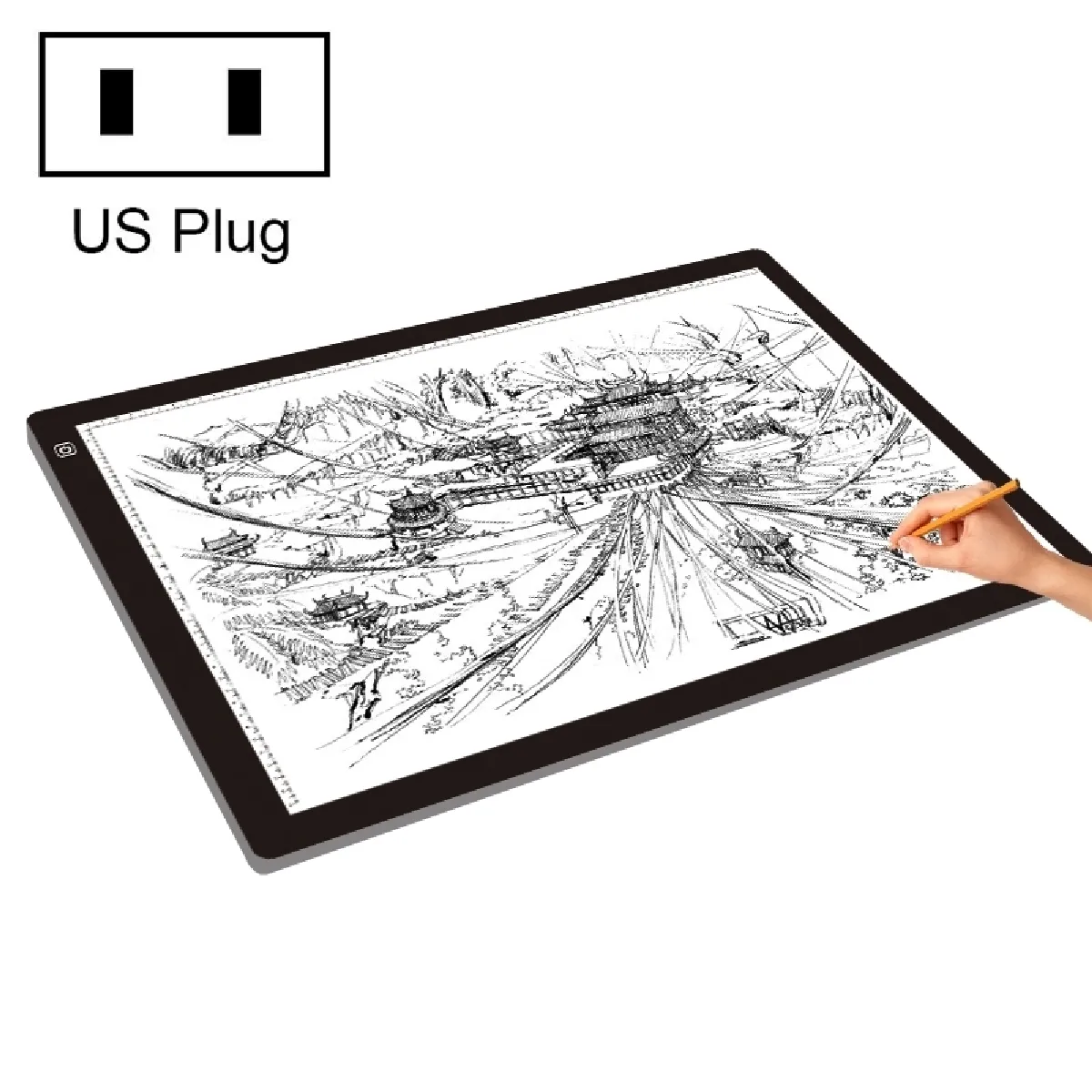 Wewoo Tablette à LED 23W 12V