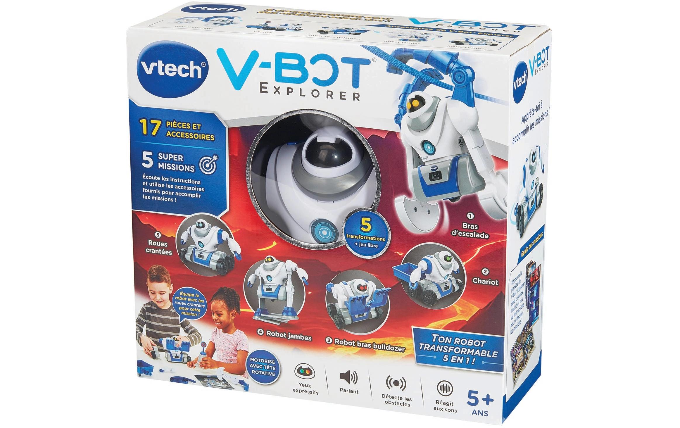 Roboter V-Bot 5 en 1 -FR-Motorisierter Roboter mit verschiedenen Bewegungen