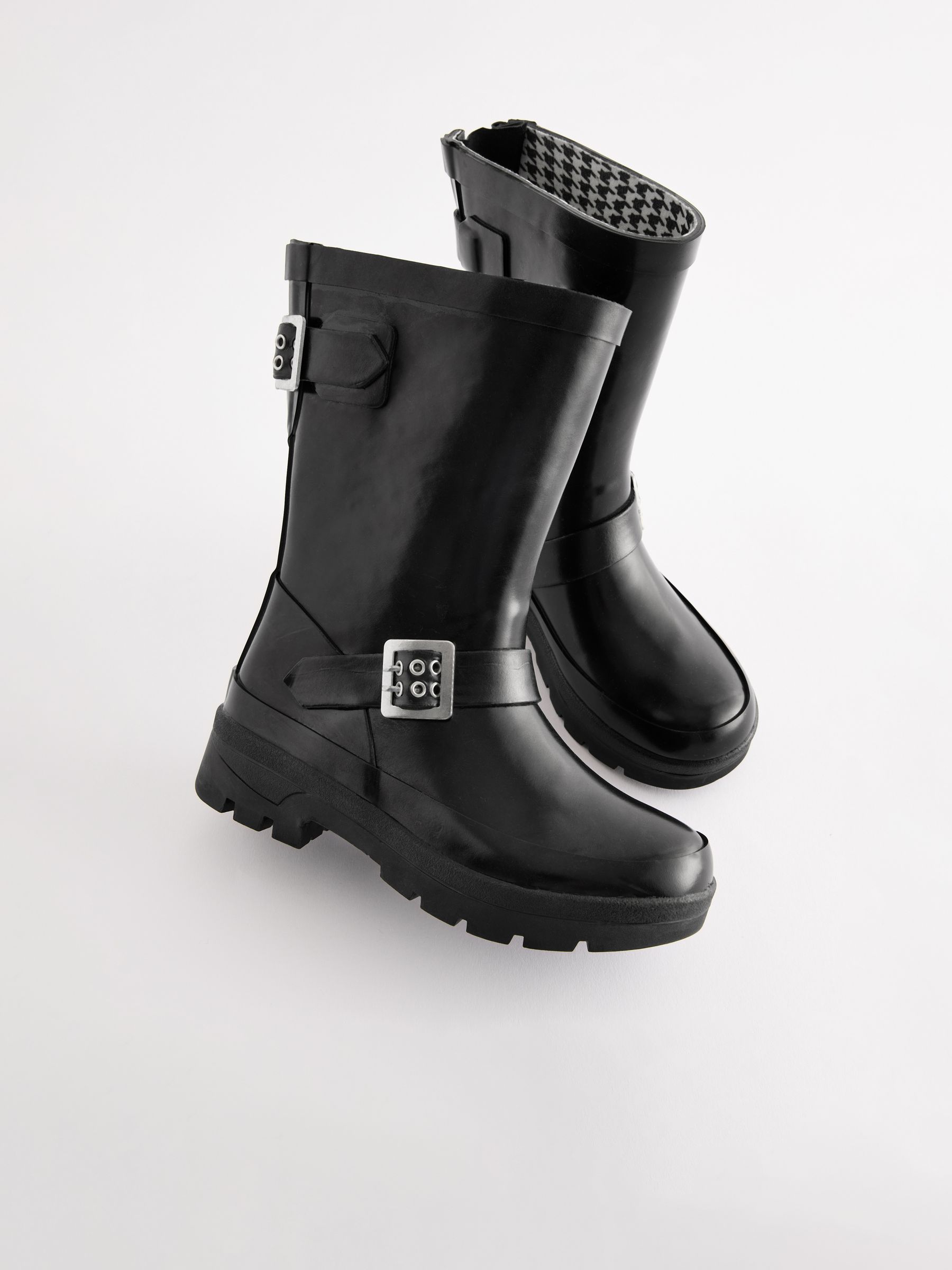 Zwart - Biker Wellies