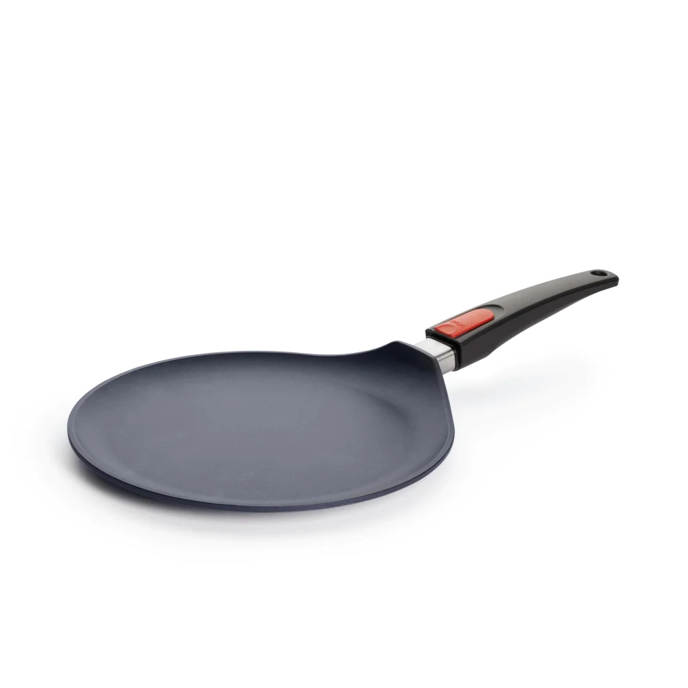 Crêpière en fonte 26 cm avec manche amovible Diamond lite woll