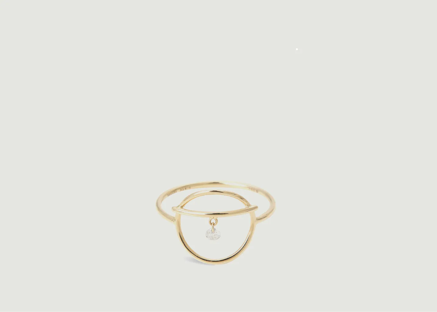 Bague fibule avec un diamant Persée Paris