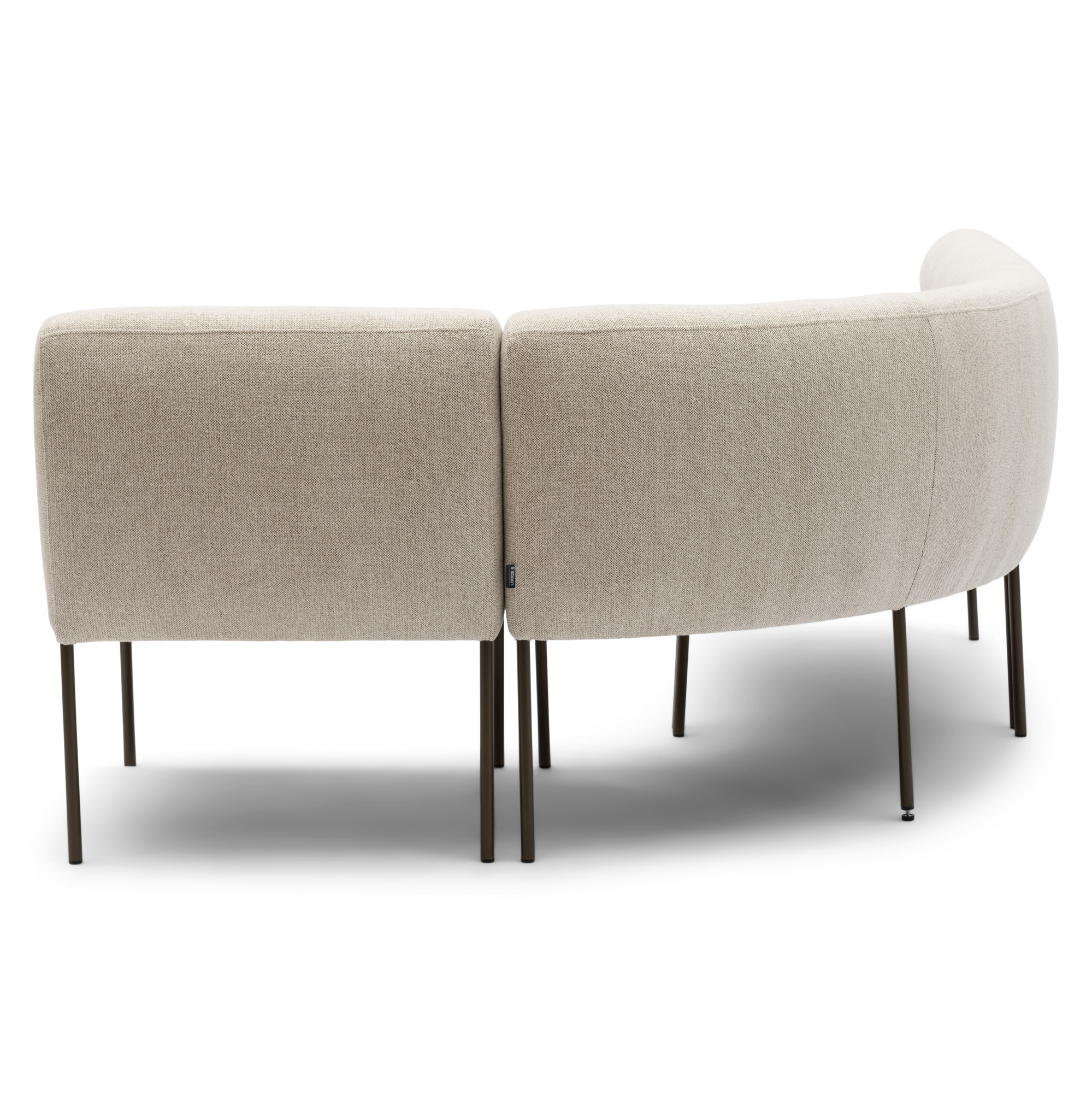Eetkamerbank Mia sneak beige 80 cm