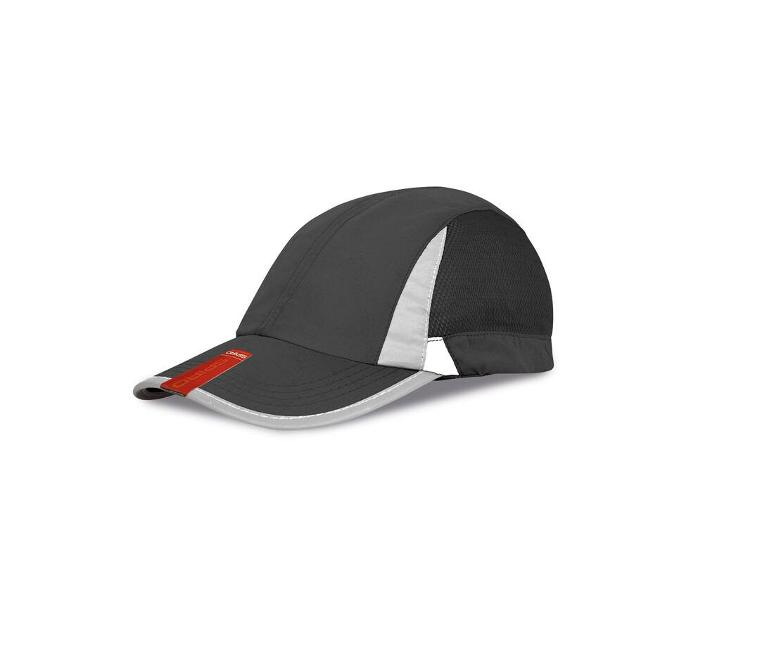 RESULT RC086 - Casquette de Sport à Séchage Rapide avec Détails Réfléchissants