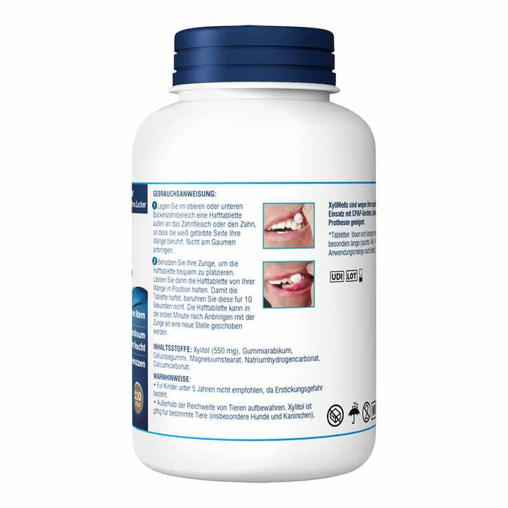 Xylimelts Hafttabletten ohne Minze Oracoat, 110 St