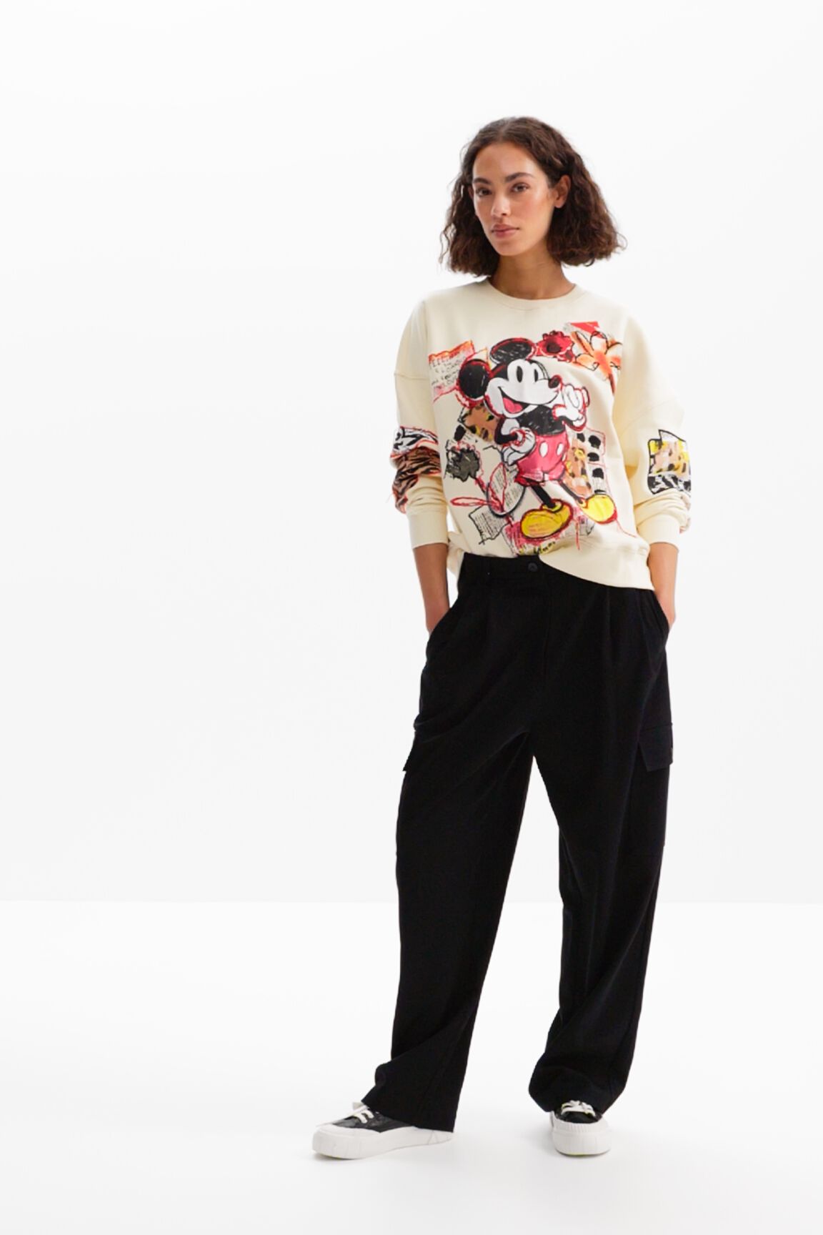 Suéter tamanho grande do Mickey Mouse