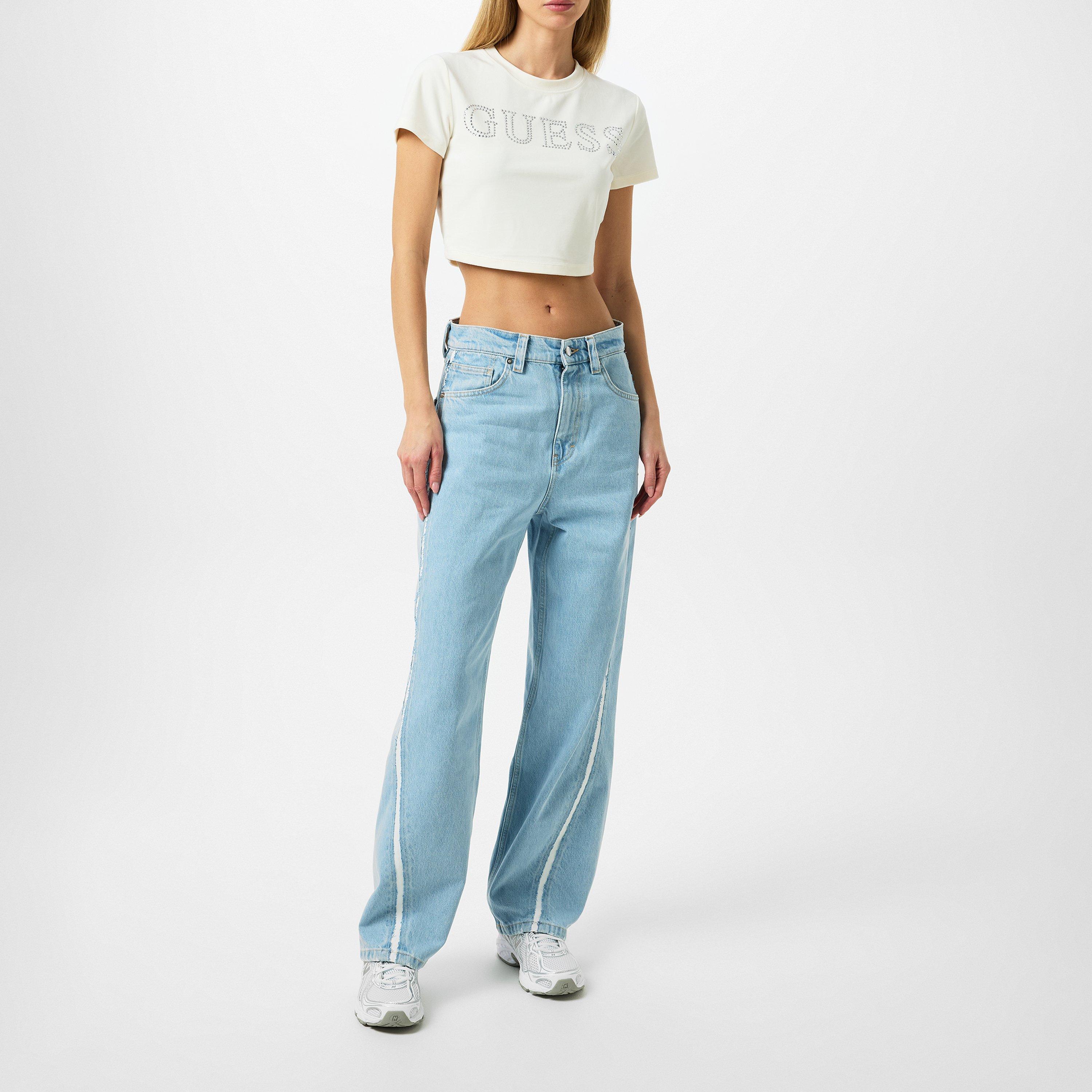 Guess Couture Cropped T Shirt