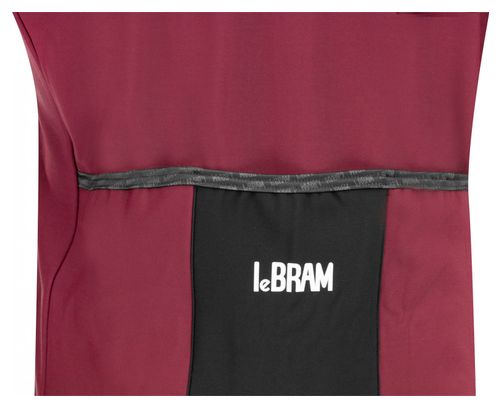 Maillot Manches Longues LeBram Allos Bordeaux Coupe Ajustée