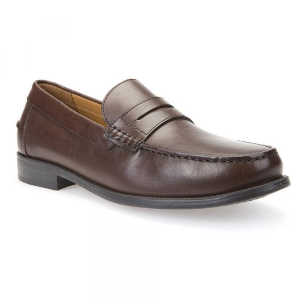 Geox New Damon Shoes Castanho 41 1/2 Homem