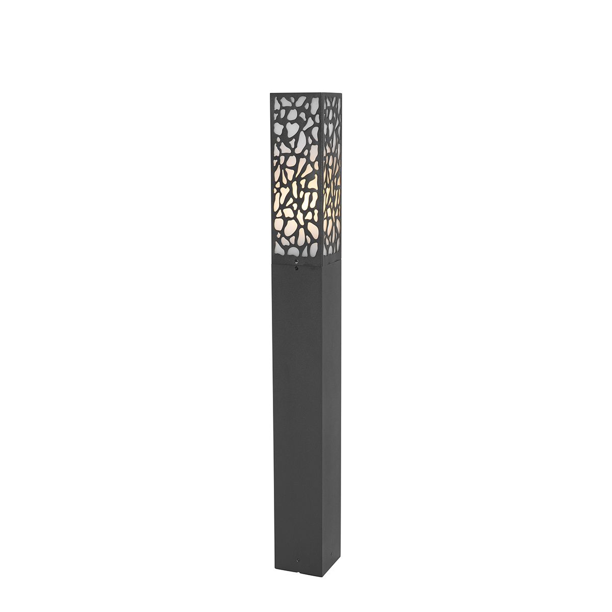 Modern buiten paaltje zwart 90 cm IP44 - Nicole