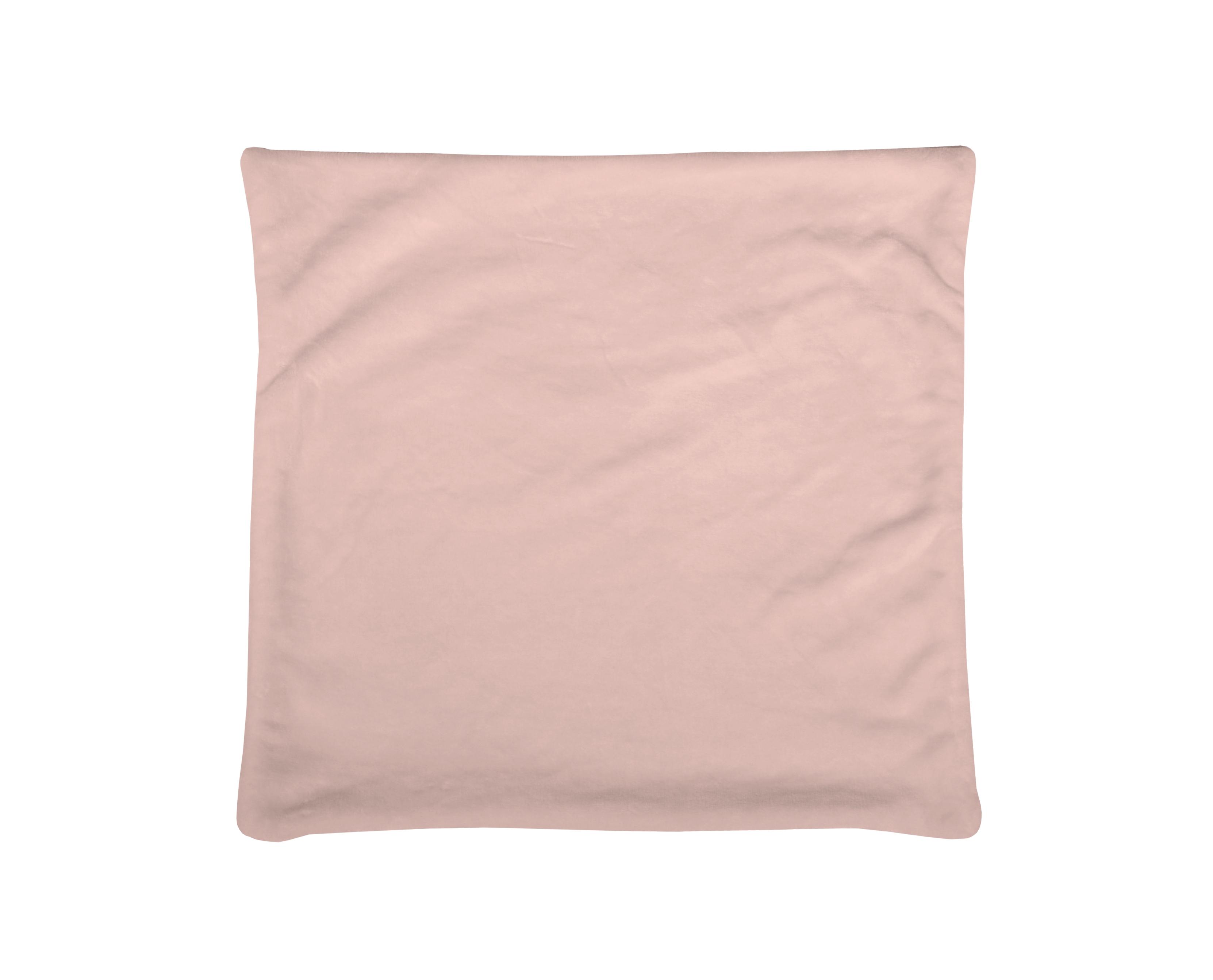 DOUDOU HOUSSE COUSSIN 40X40CM ROSE POUDRE
