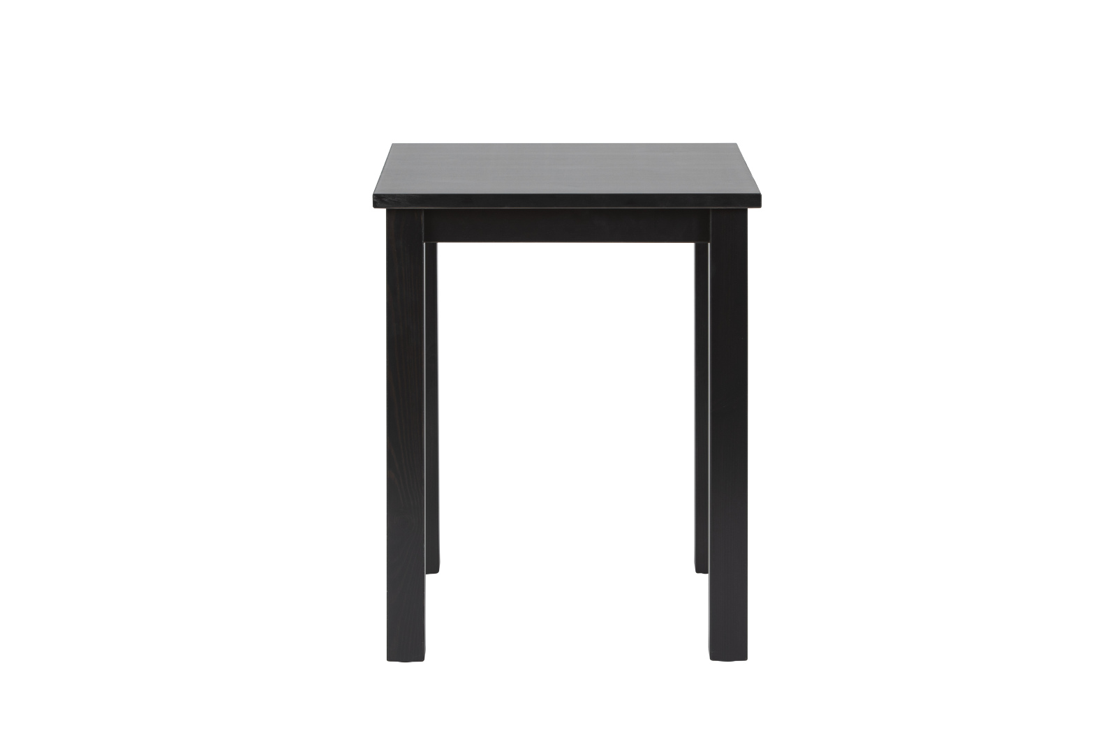 Beistelltisch HILTWIN - schwarz - Kiefer massiv - 45 cm