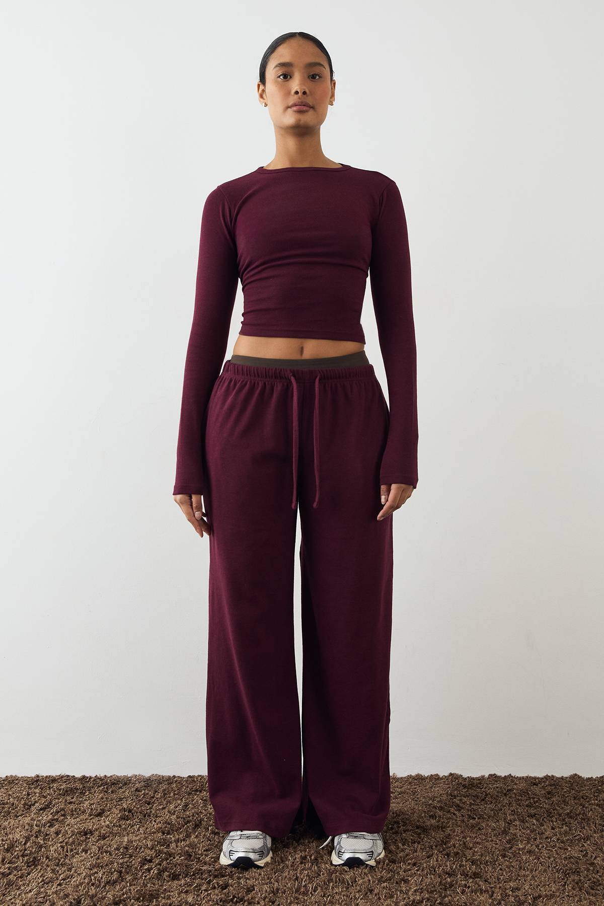 Pantalon Large Côtelé Brodé DSGN Studio