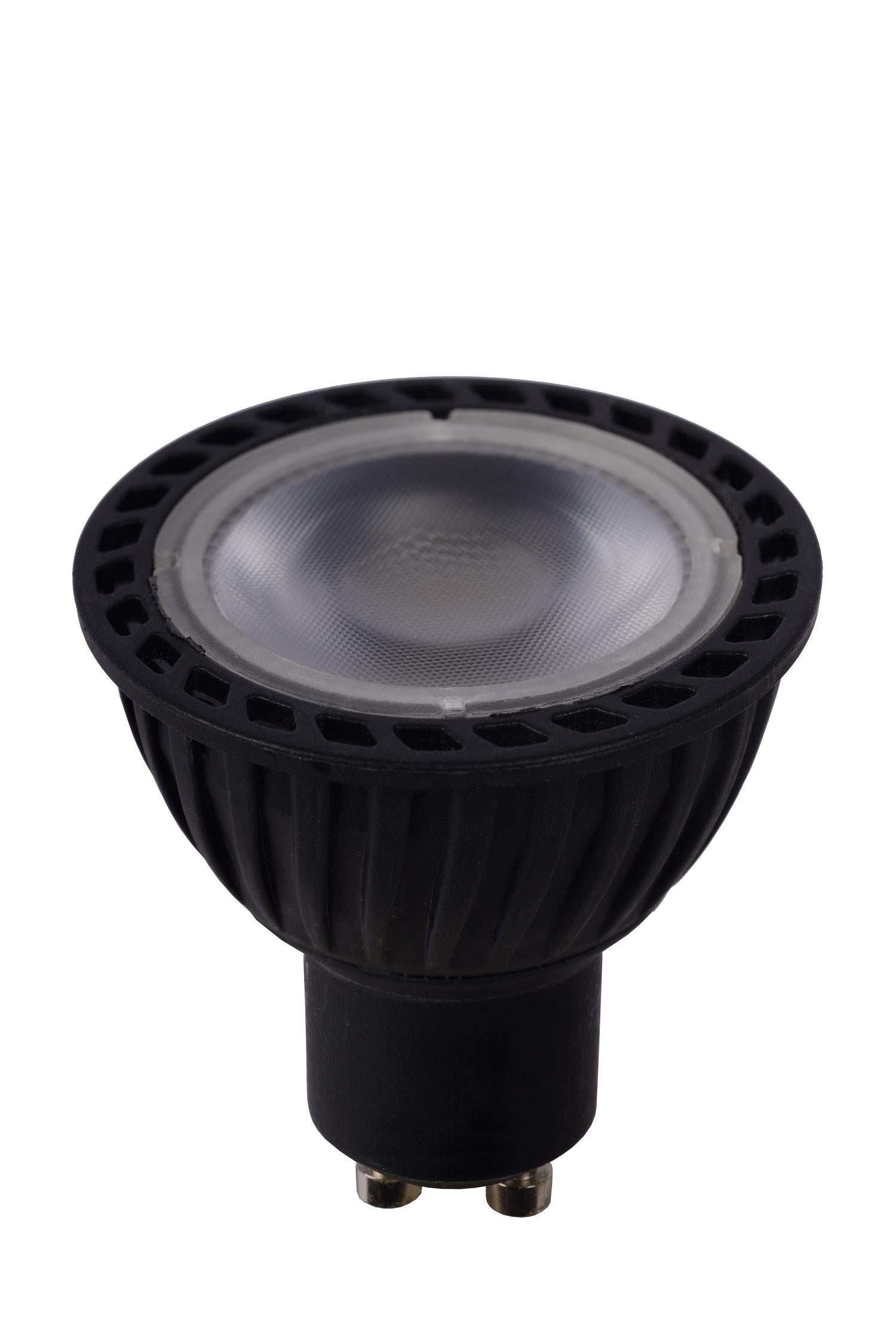 MR16 LED lichtbron GU10 5W dim to warm zwart