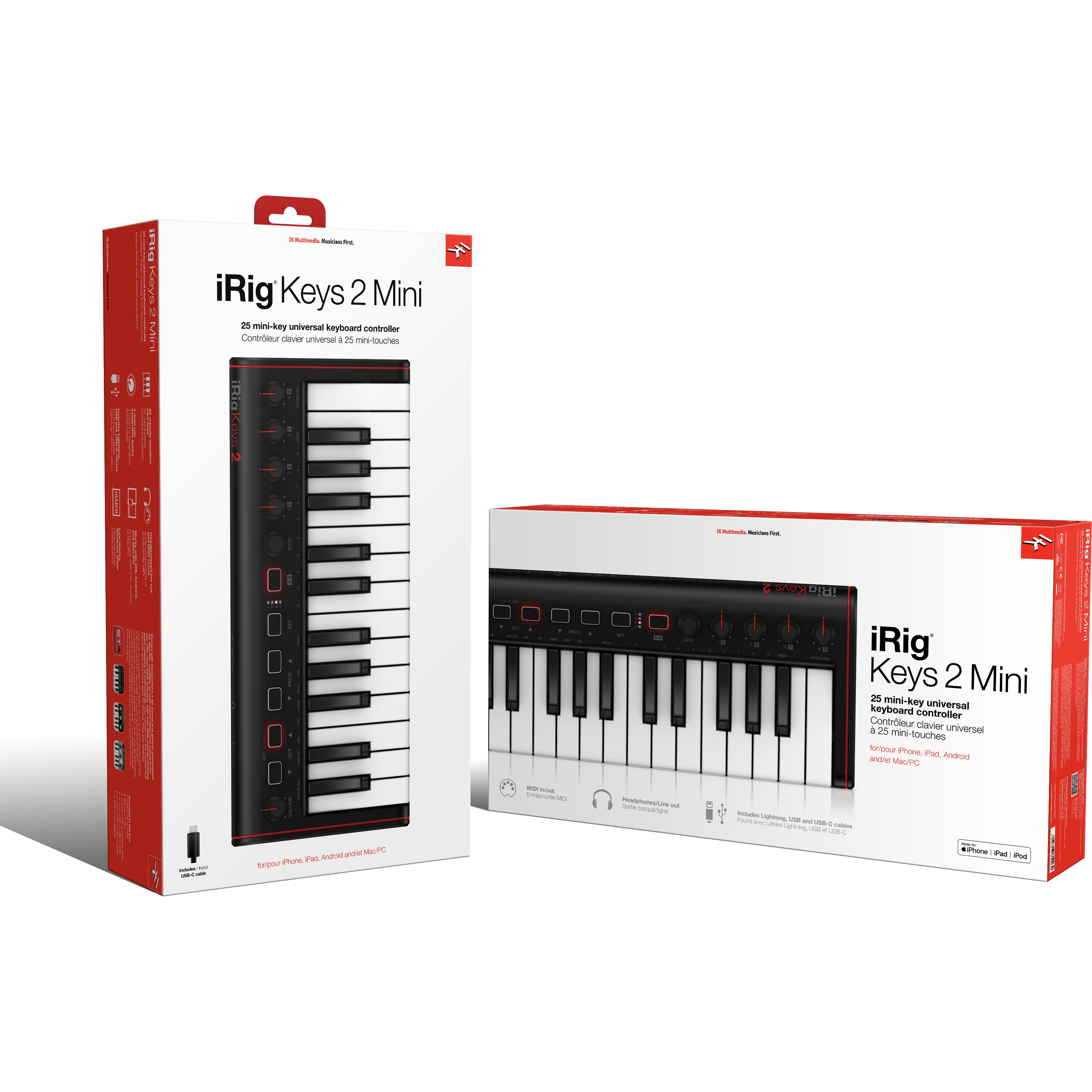 IK Multimedia iRig Keys 2 Mini MIDI keyboard