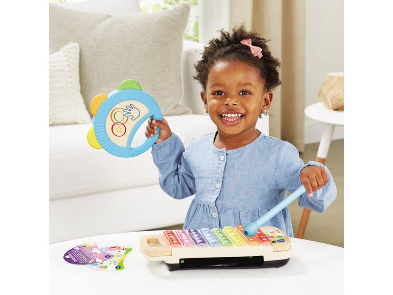 Vtech Musikspielzeug Xylo-Tambourin lumi magique -FR- Kinderinstrumente