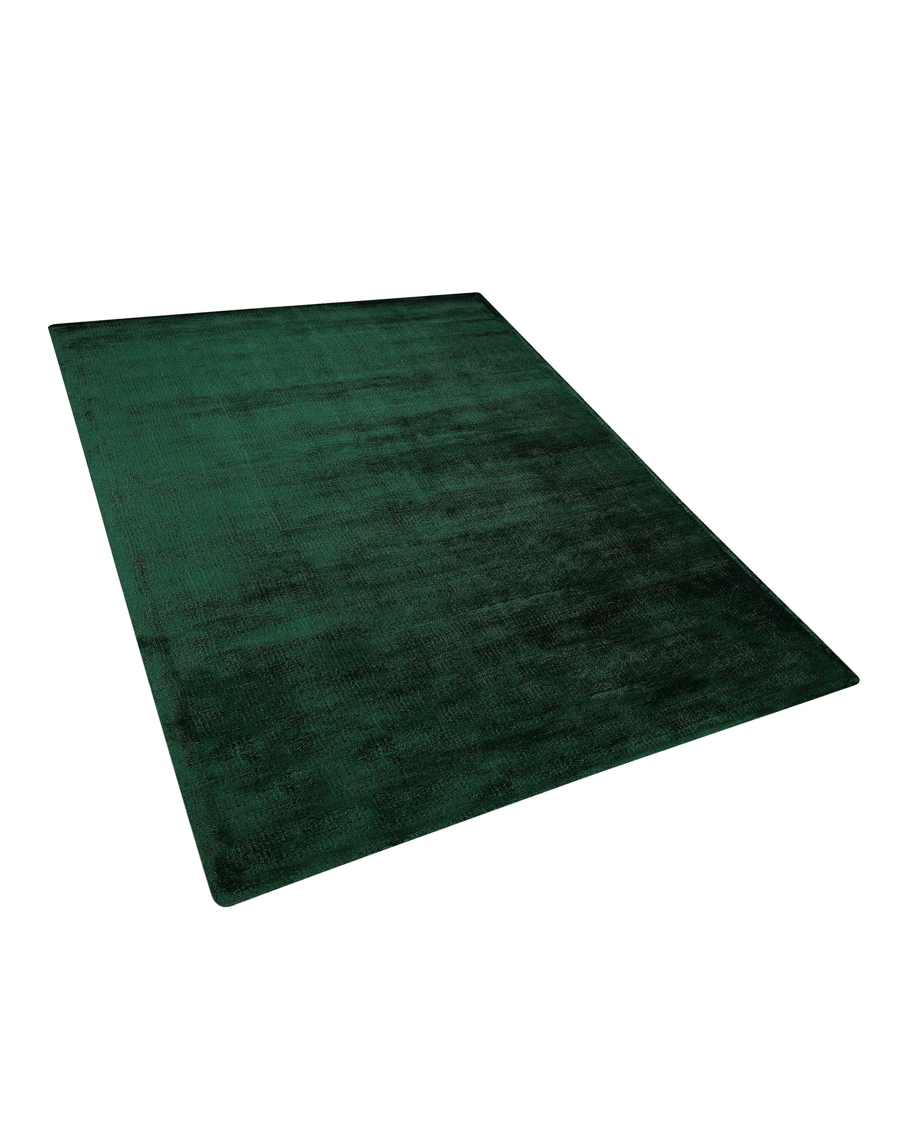 Vloerkleed GESI II Donkergroen 140 x 200 cm Viscose