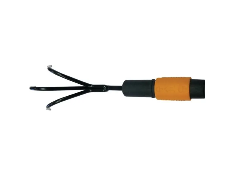 Fiskars QuikFit, Håndkultivator, Rustfrit stål, Sort, Plast
