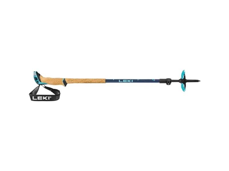 LEKI Bernina Lite 2, Alpint skiløb, 135 cm, Voksen, Hunstik, Beige, Sort, Blå, Aluminium