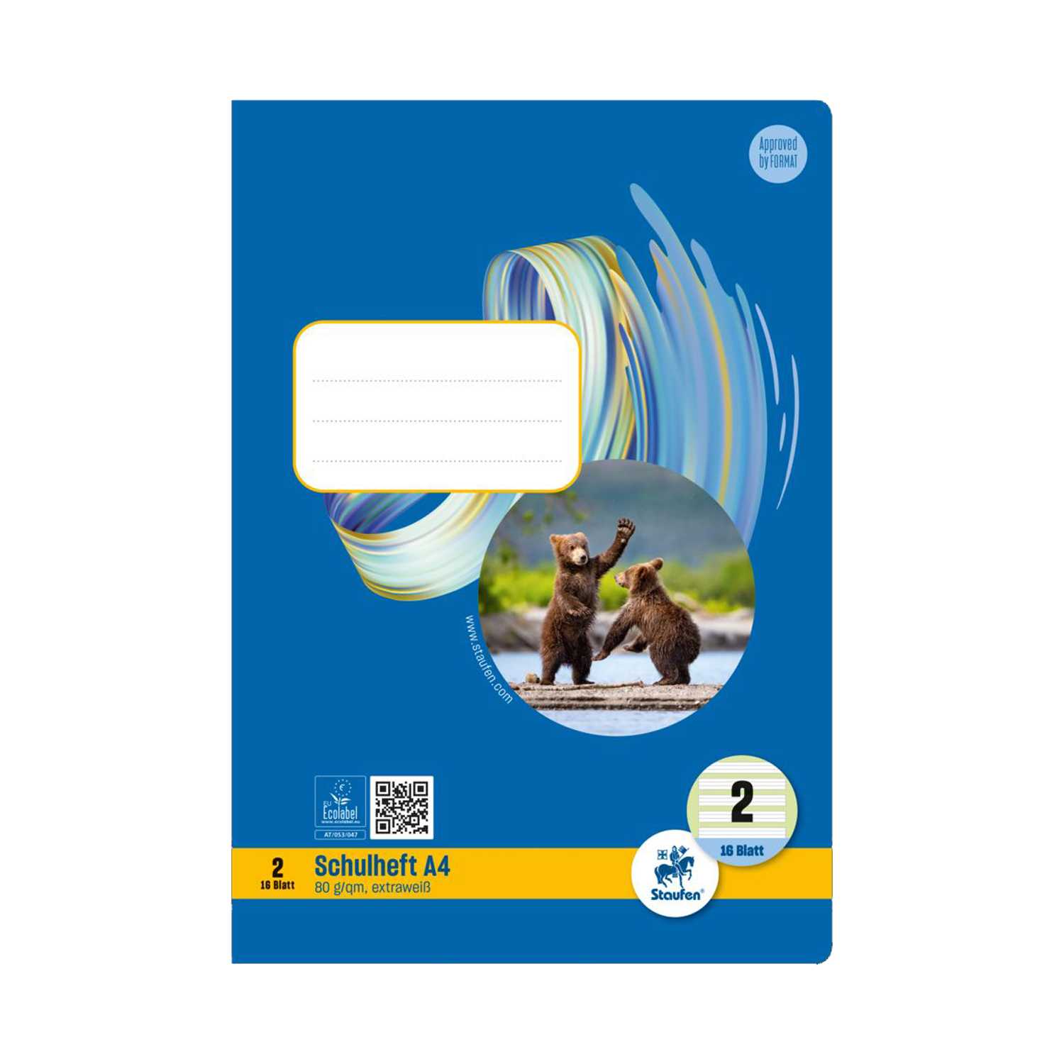 Heft A4 Lineatur 2 16 Blatt