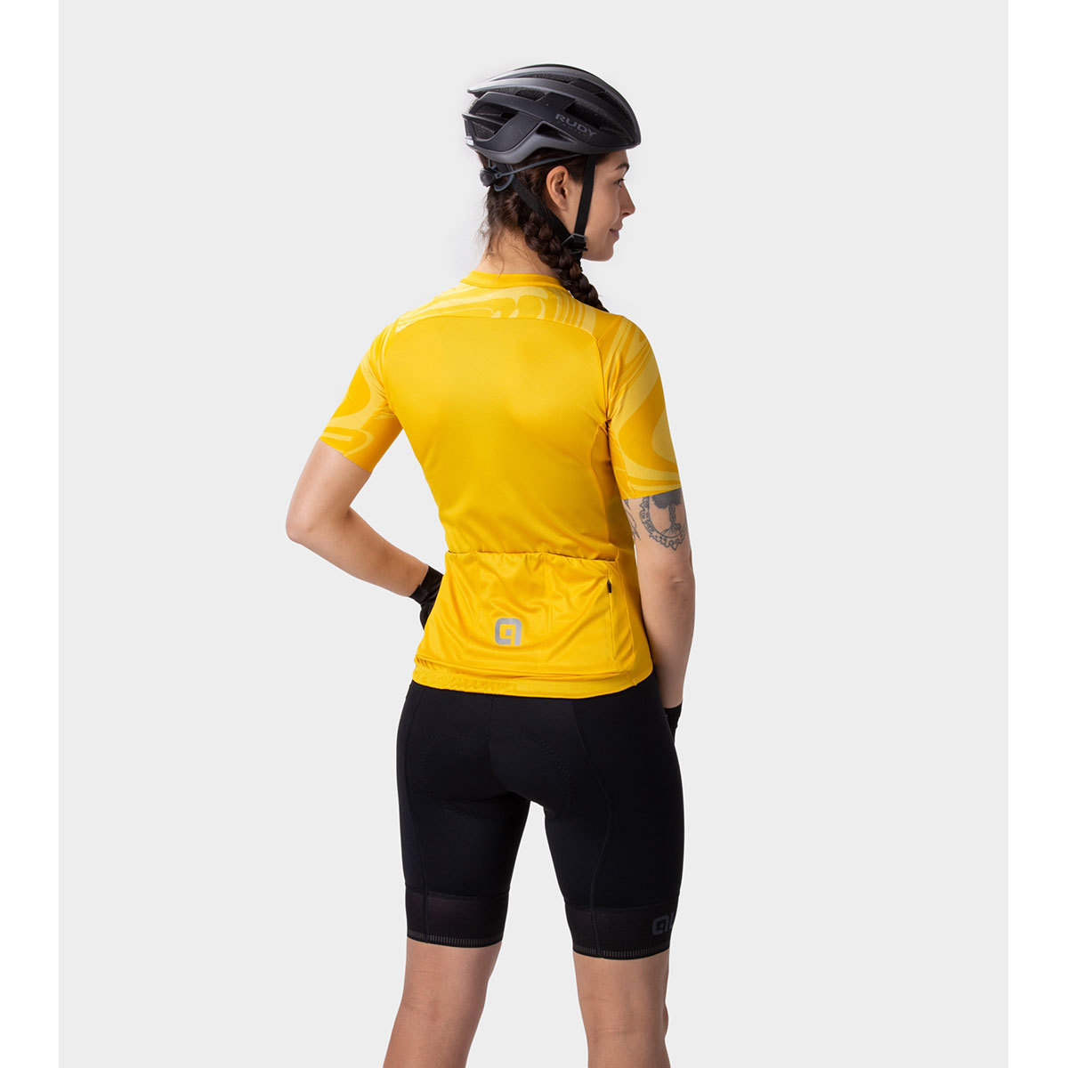 Ale R-EV1 Artika Fietsshirt Korte Mouwen Geel Dames