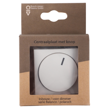 Busch-Jaeger Balance SI centraalplaat dimmer wit