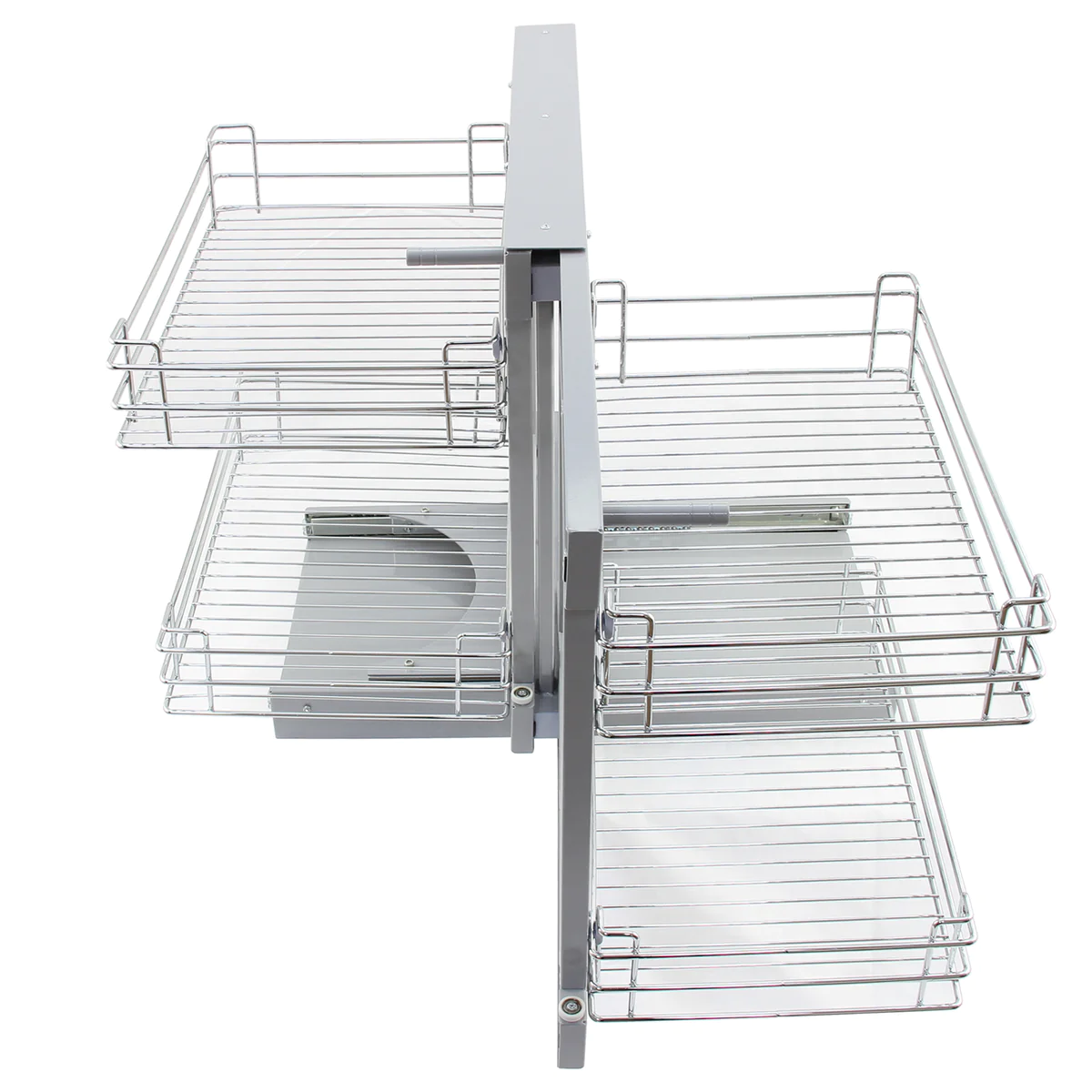 KuKoo Paniers Métalliques d’Angle – Coulissants - Côté Gauche Kukoo