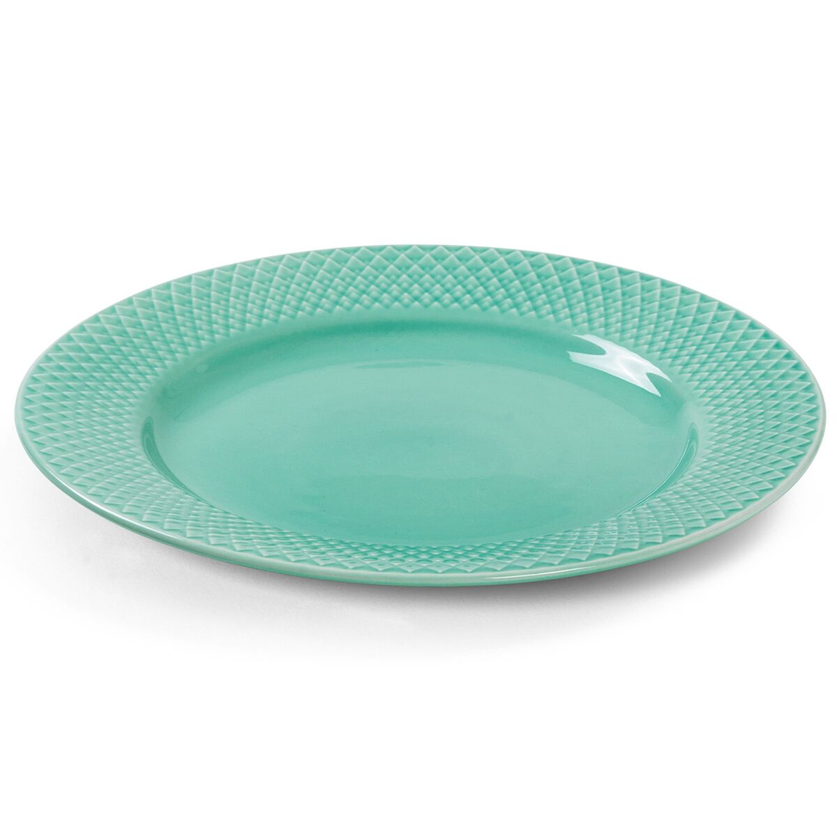 Rhombe Color tallerken, 21 cm, aqua