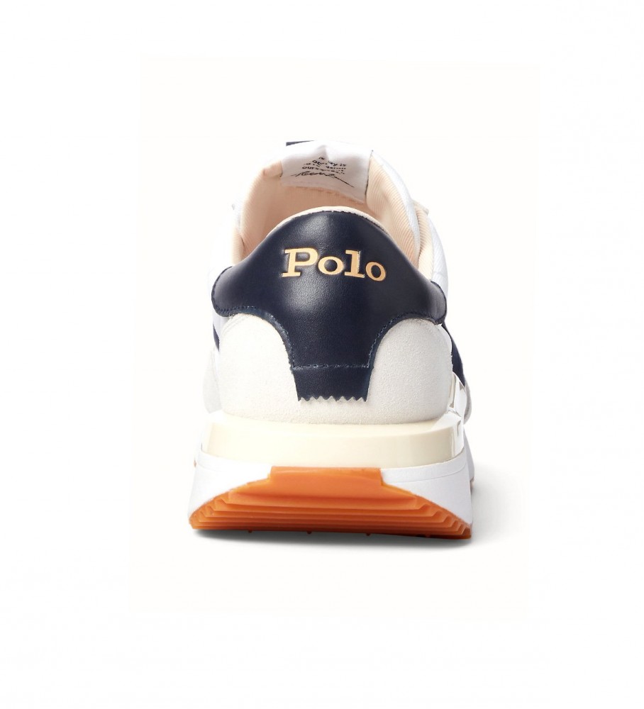 Tênis Ralph Lauren Train 89 em couro branco