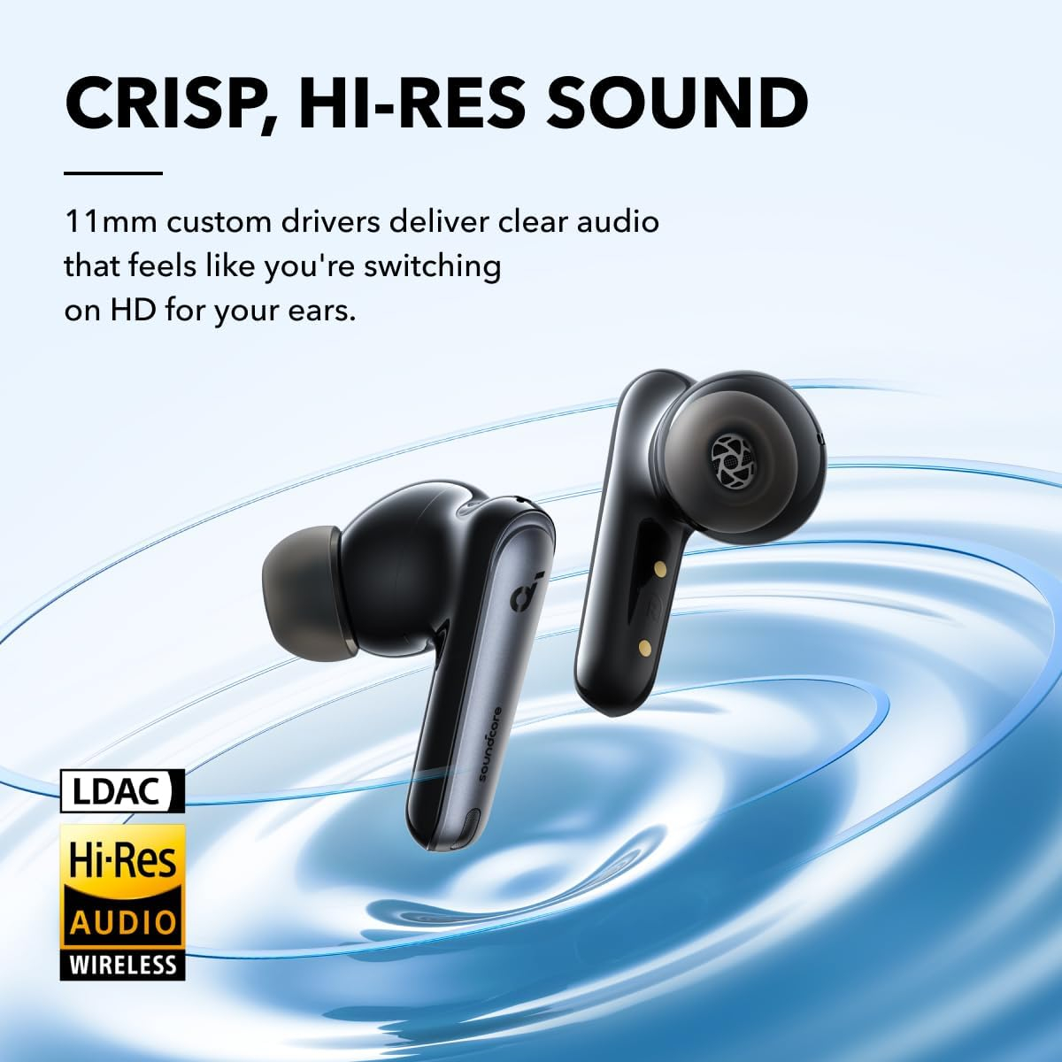 Liberty 4 NC TWS Bluetooth 5.3 In-Ear Kopfhörer mit aktiver Geräuschunterdrückung (A3947G11) - Schwarz