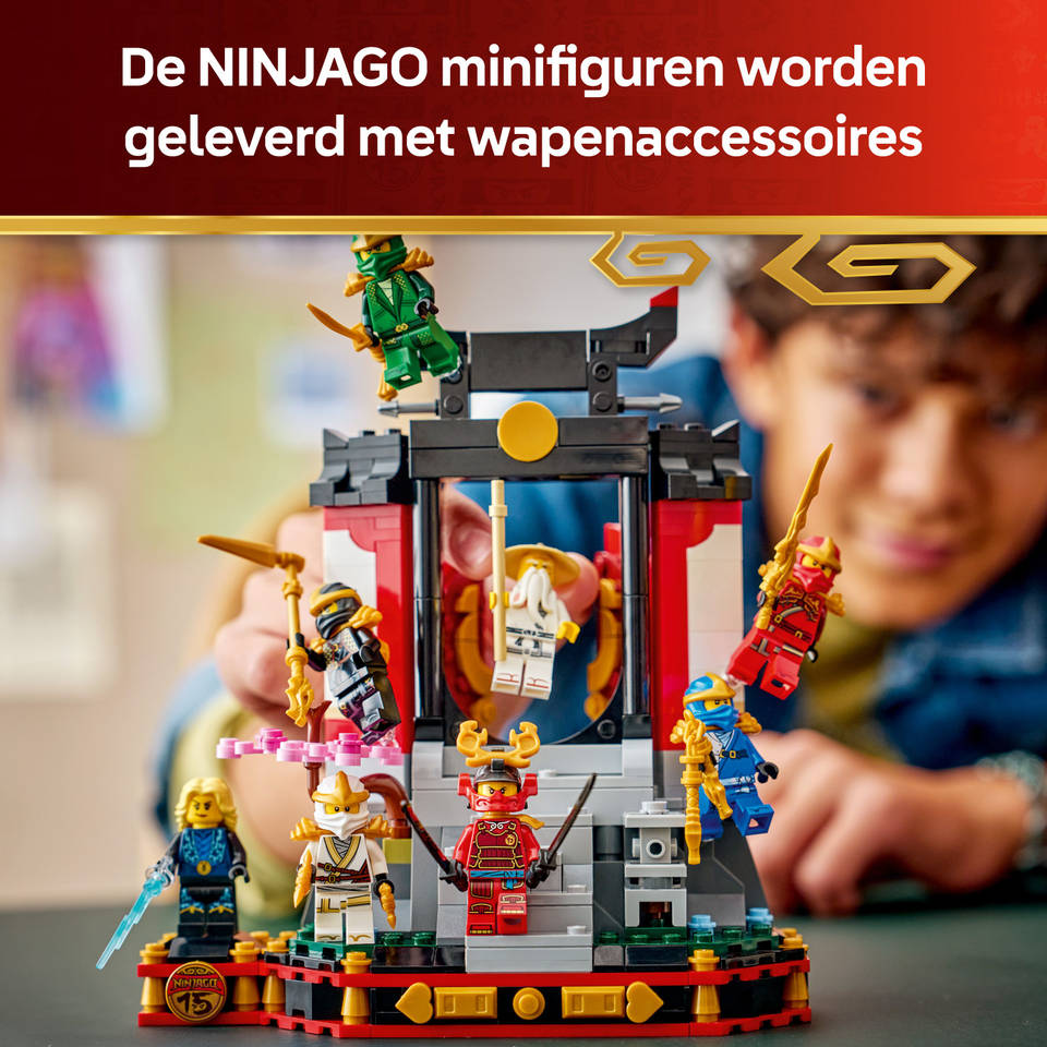 LEGO NINJAGO 15-jarig jubileum display met ninjapersonages 71866