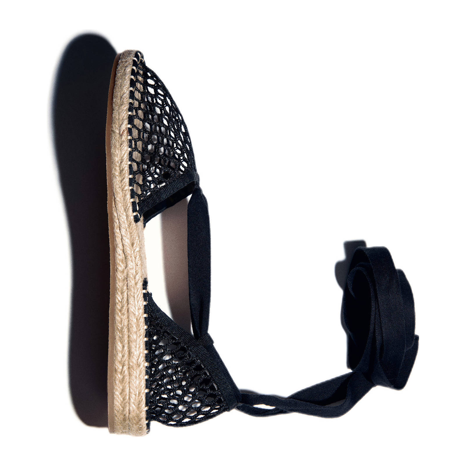 Mango espadrilles zwart