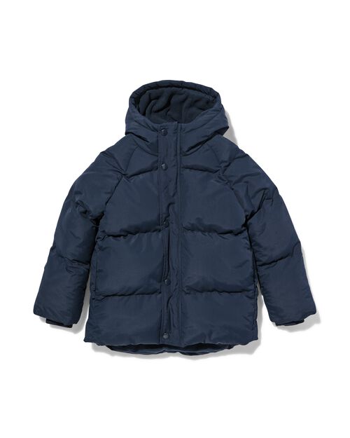 manteau matelassé bleu foncé