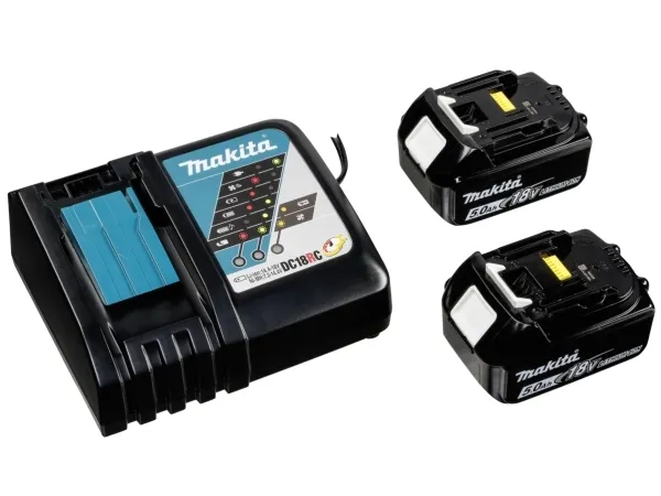 Makita DHP485RTJ - Hammerbor/skruemaskine - ledningfri - 2-hastigheders - nøgleløs borepatron 13 mm - 50 N·m - 18 V