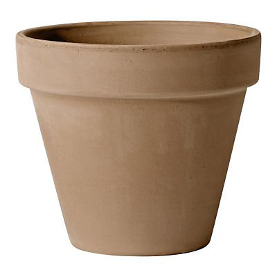 Pot Horticole en terre cuite moka ø 23 cm