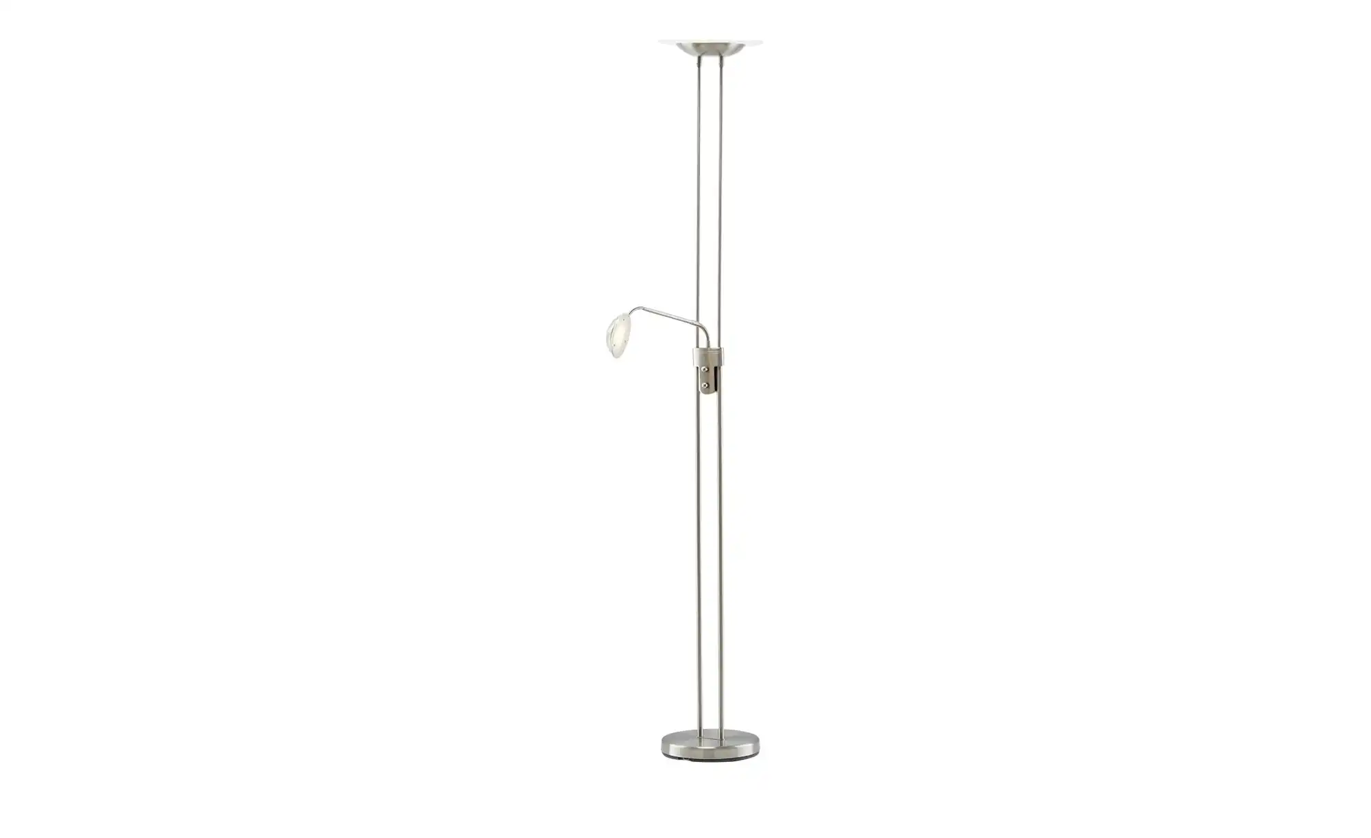 Meisterleuchten LED-Deckenfluter, 2-flammig, Nickel matt
