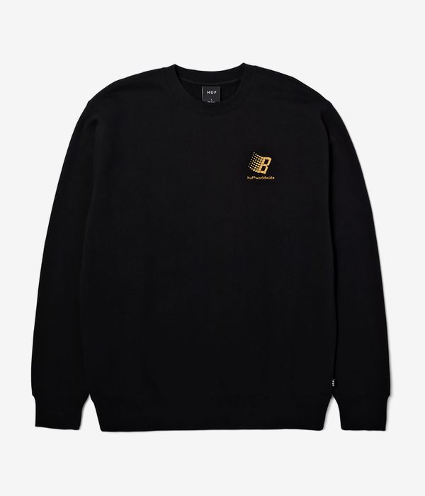 HUF x Bronze 56k Logo Sweatshirt (black)