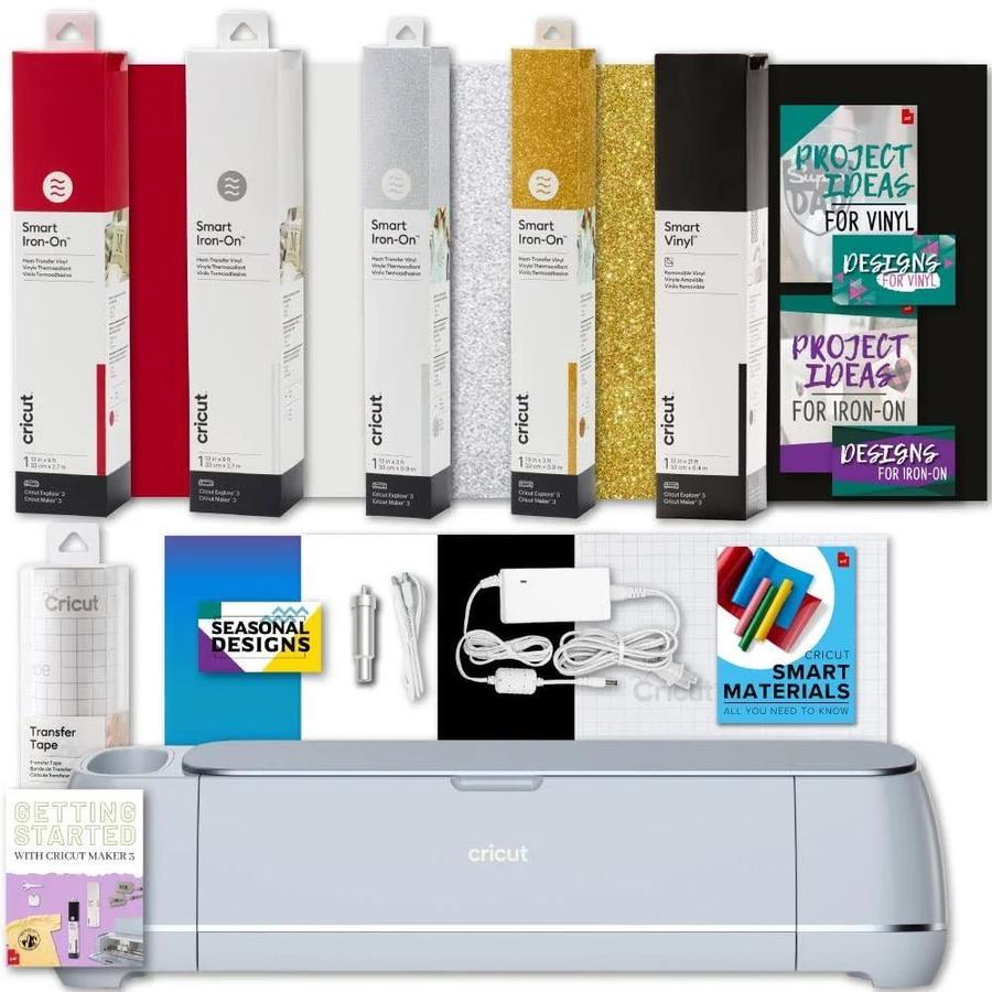 Machine Cricut Maker 3, vinyle intelligent et fer à repasser