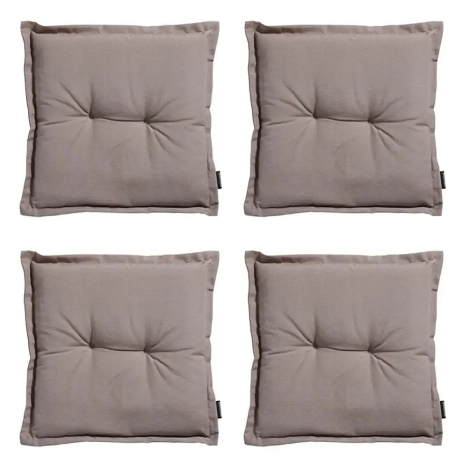Madison - Zitkussen Panama taupe - Ca. 50x50 cm - Set van 4