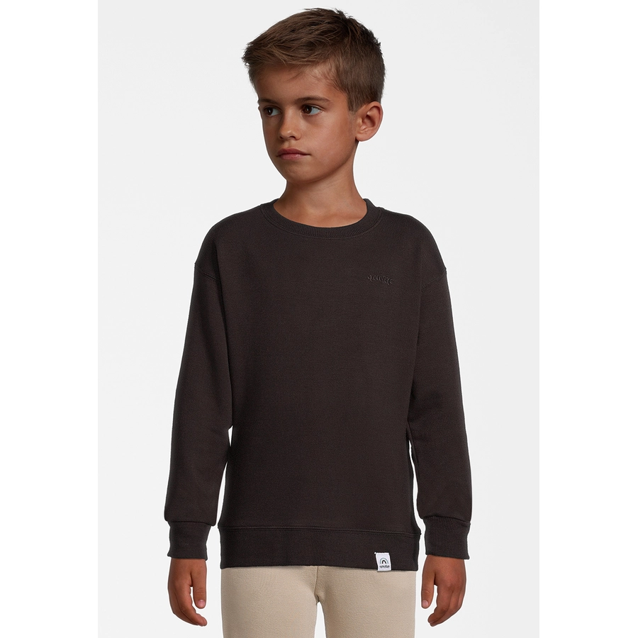 New Life Sweatshirt Crew Neck Pullover Schwarz