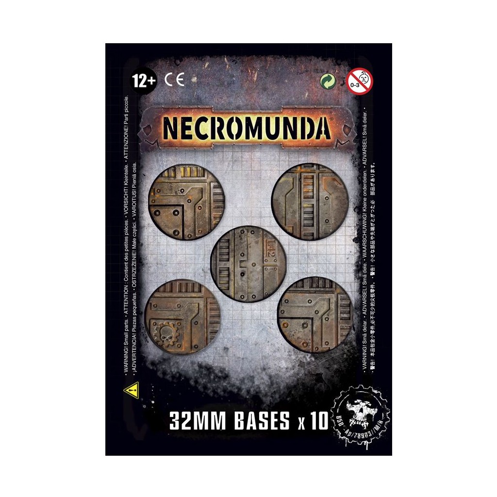 Citadel : Socles - Necromunda 32mm Bases (x10)