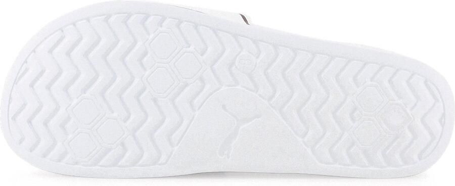 Puma Leadcat 2 0 2.0 badslippers wit zwart Rubber Logo 40.5