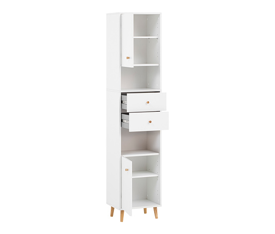 Hochschrank »Bjarne«, weiß