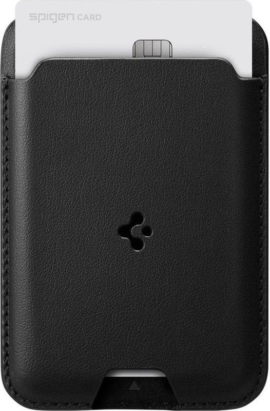 Spigen - Valentinus MagSafe Wallet - Zwart - Accessoire voor iPhone