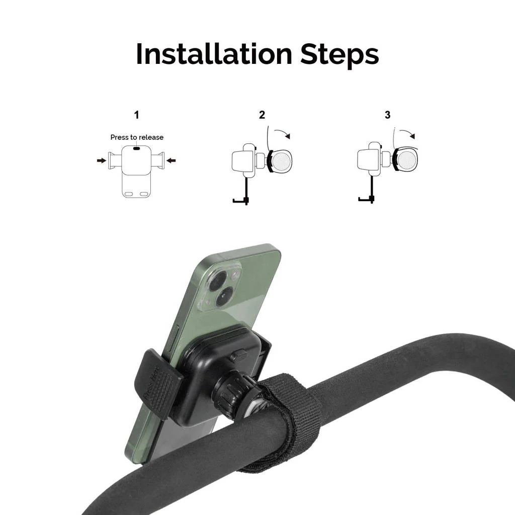 Titaniumbaby Telefoonhouder voor Kinderwagen / Buggy