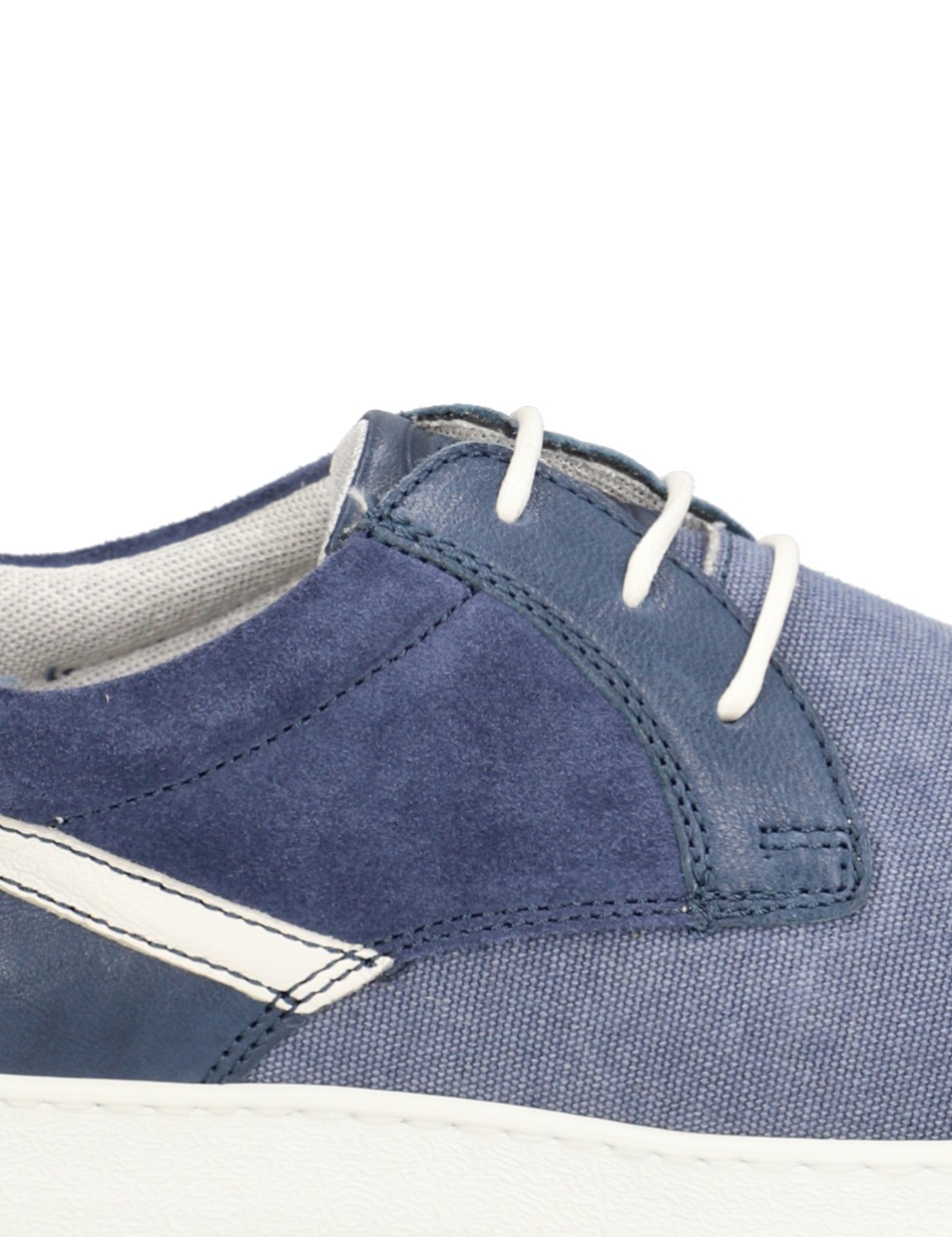 Lederkombination Sneaker
