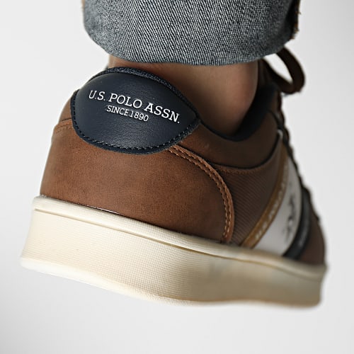 Baskets Bosona Brown Navy Tan