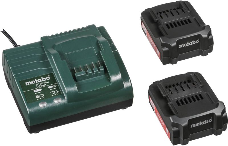 Metabo BS 14,4 - Accuboormachine- 14,4 Volt - incl. 2 li-ion accu-packs (2.0 Ah) en lader in koffer