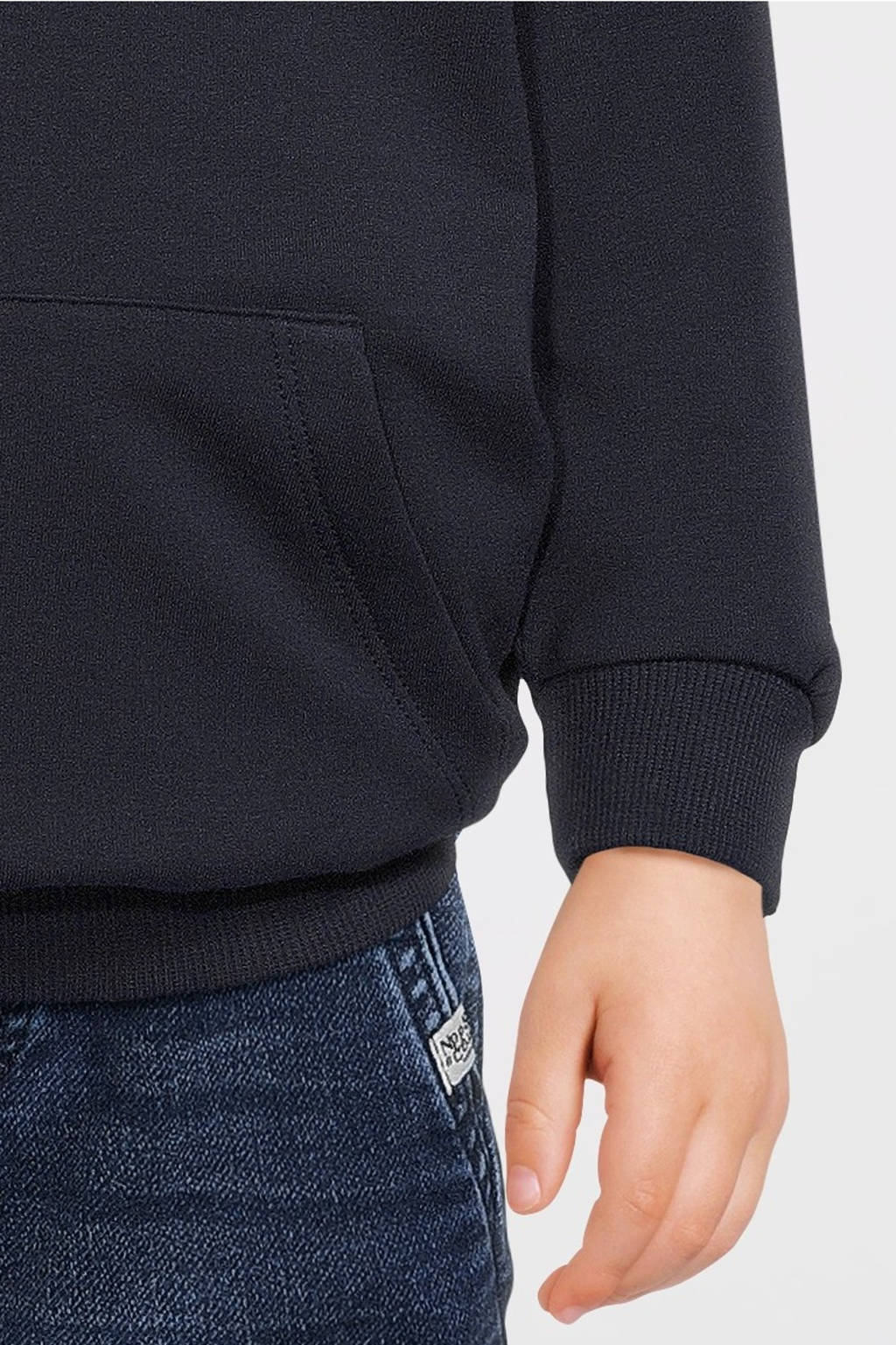 NAME IT sweater NMMVUGO met printopdruk donkerblauw