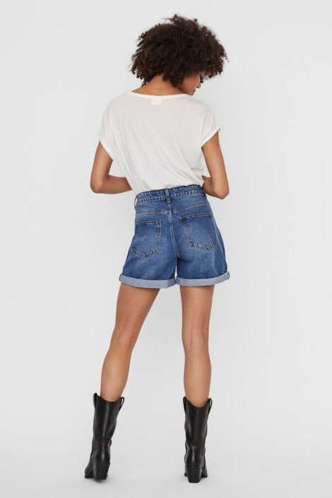 Noisy may blauwe dames korte broek