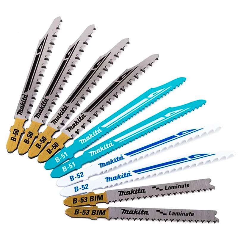 Makita Decoupeerzaagbladenset B-44426 10-Delig voor diverse materialen